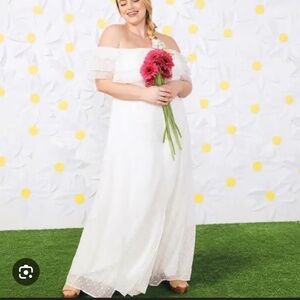 NWT Modcloth Southern Belles Wedding Dress Ivory